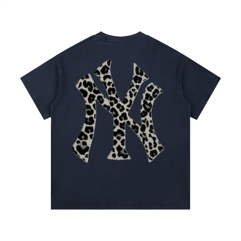 Mens Clarity cheetah print NY T-shirt