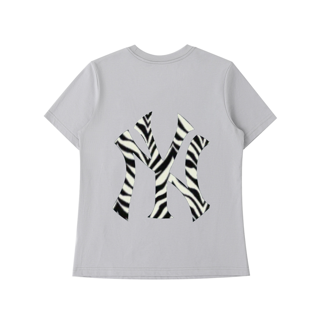 Womens Clarity Zebra Print NY T-Shirt