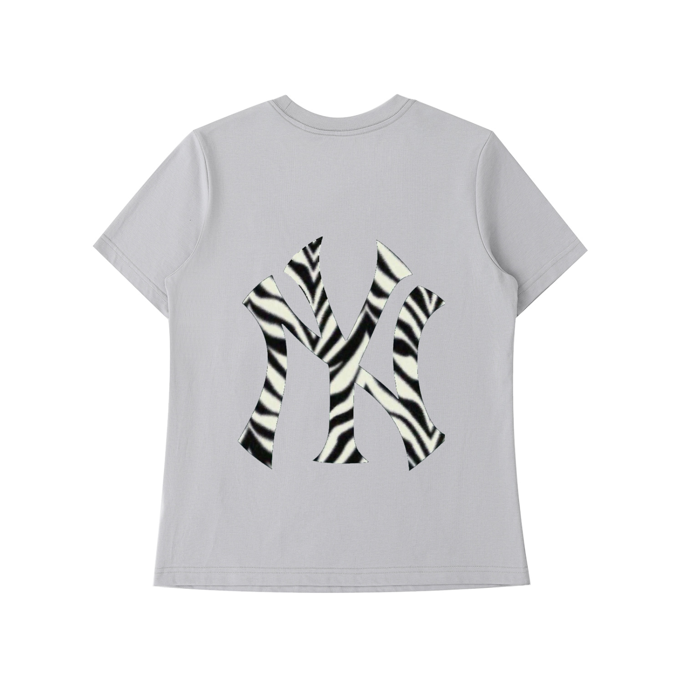 Womens Clarity Zebra Print NY T-Shirt