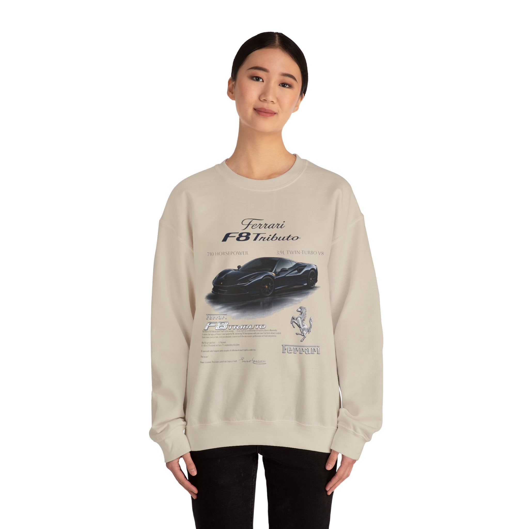 Italian Sports Car Graphic Crewneck