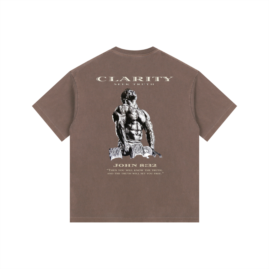 Vintage Washed Oversized Cotton T-Shirt