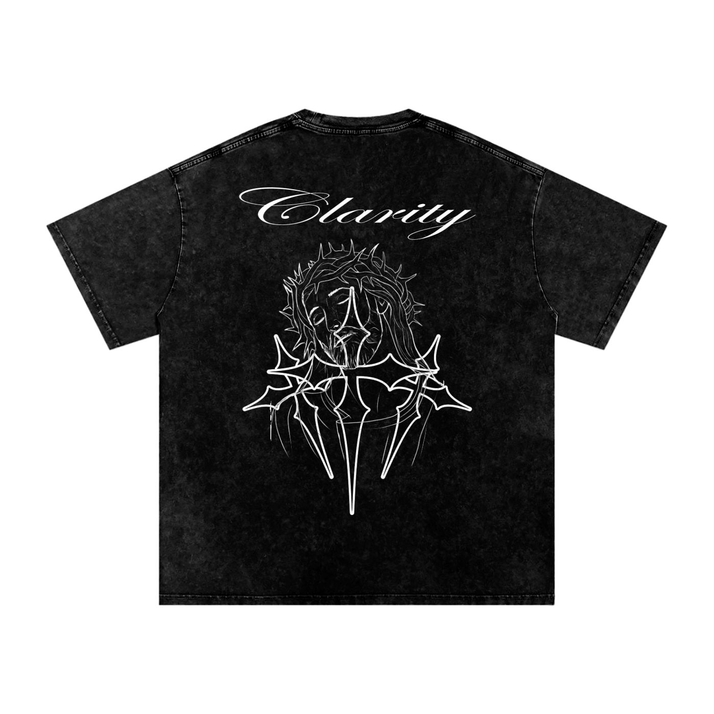 Mens Clarity Cross Oversized Cotton T-Shirt