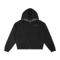 Clarity NY Plaid Boxy Zip Hoodie