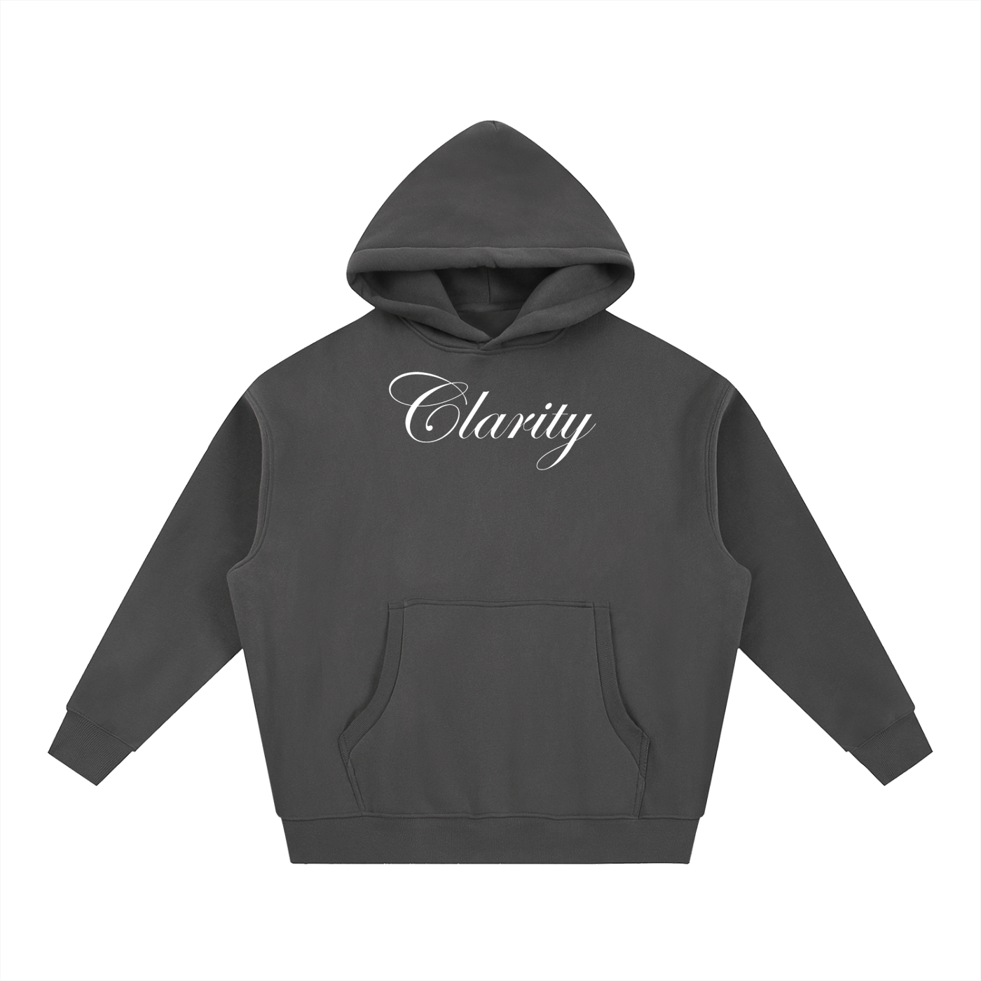 Clarity Dirty Martini Oversized Boxy Fit Fleece Hoodie