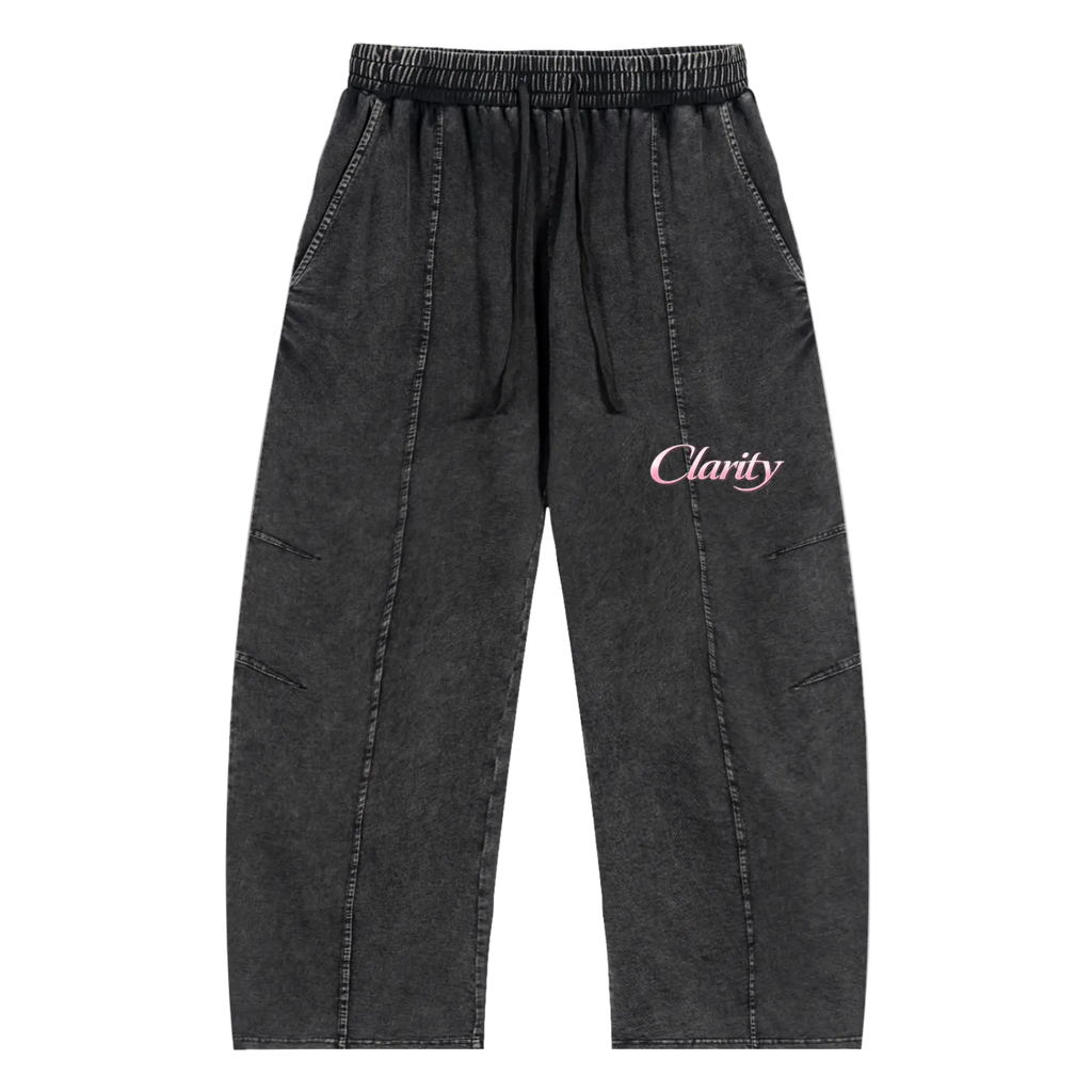 Mens Clarity Snow Wash Drawstring sweatpants
