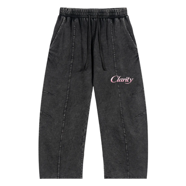 Mens Clarity Snow Wash Drawstring sweatpants