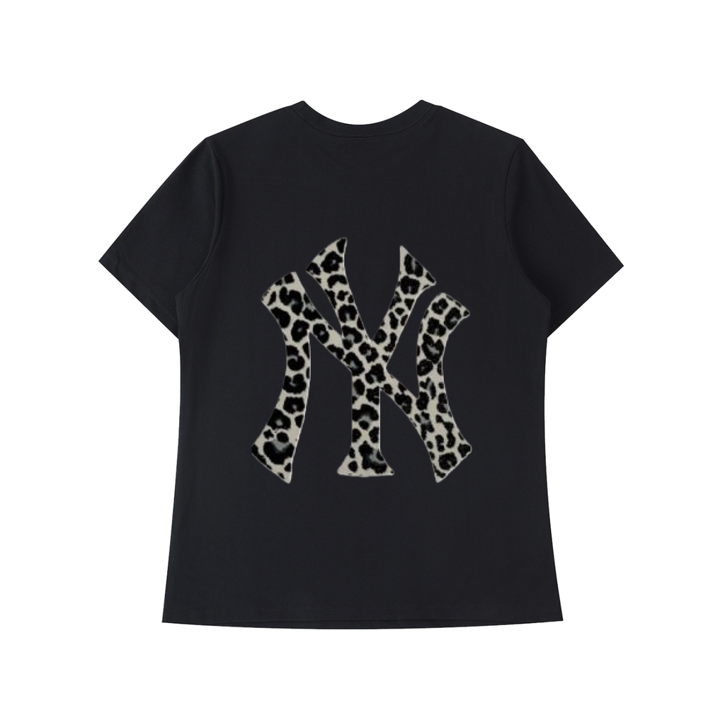Womens Clarity Cheetah Print NY T-Shirt