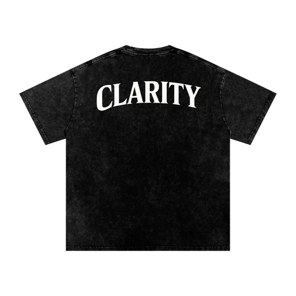 Mens Large Clarity logo Oversized Cotton T-Shirt