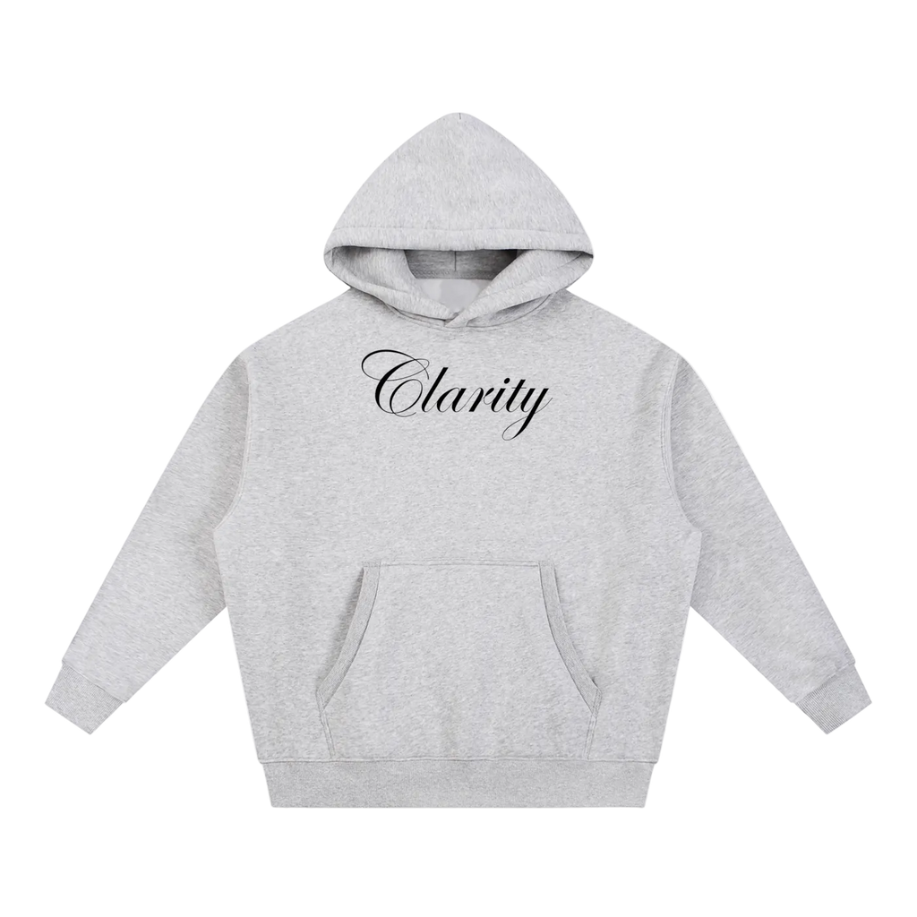Clarity Espresso Martini Oversized Boxy Fit Fleece Hoodie