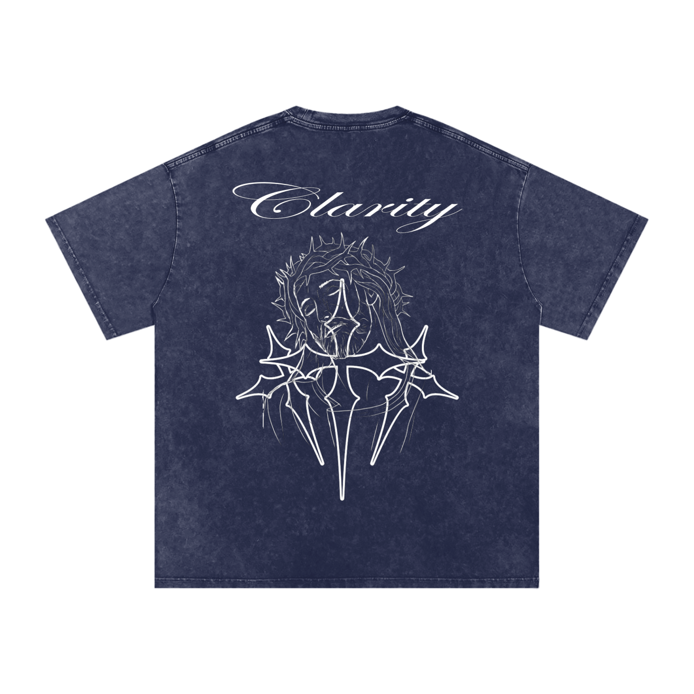 Mens Clarity Cross Oversized Cotton T-Shirt