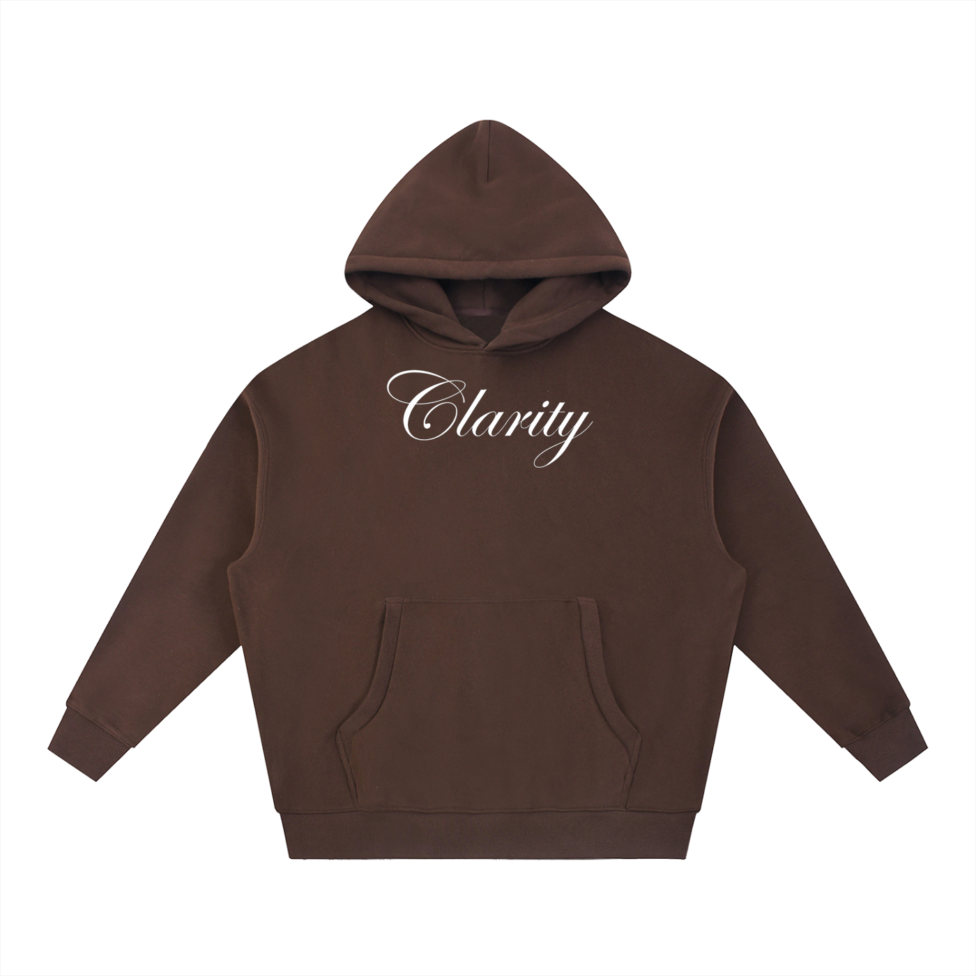 Clarity Dirty Martini Oversized Boxy Fit Fleece Hoodie