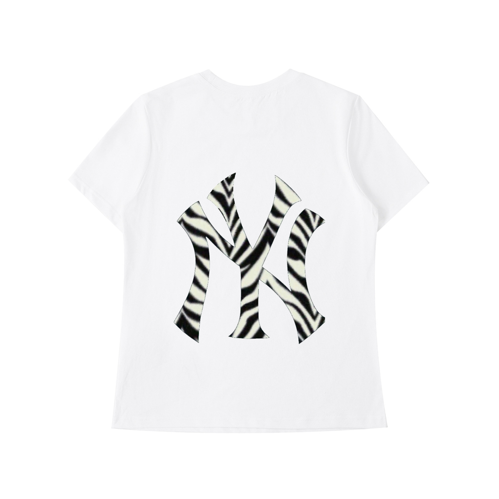 Womens Clarity Zebra Print NY T-Shirt