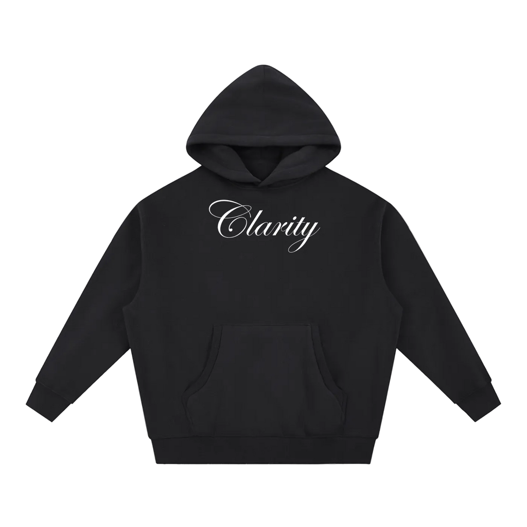 Clarity Dirty Martini Oversized Boxy Fit Fleece Hoodie
