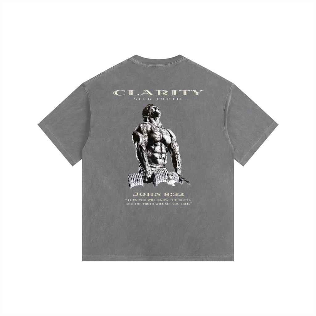 Vintage Washed Oversized Cotton T-Shirt