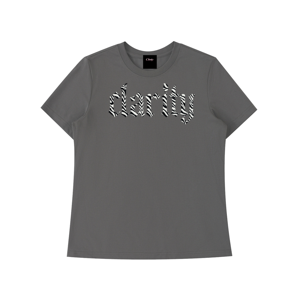 Womens Clarity Zebra Print NY T-Shirt