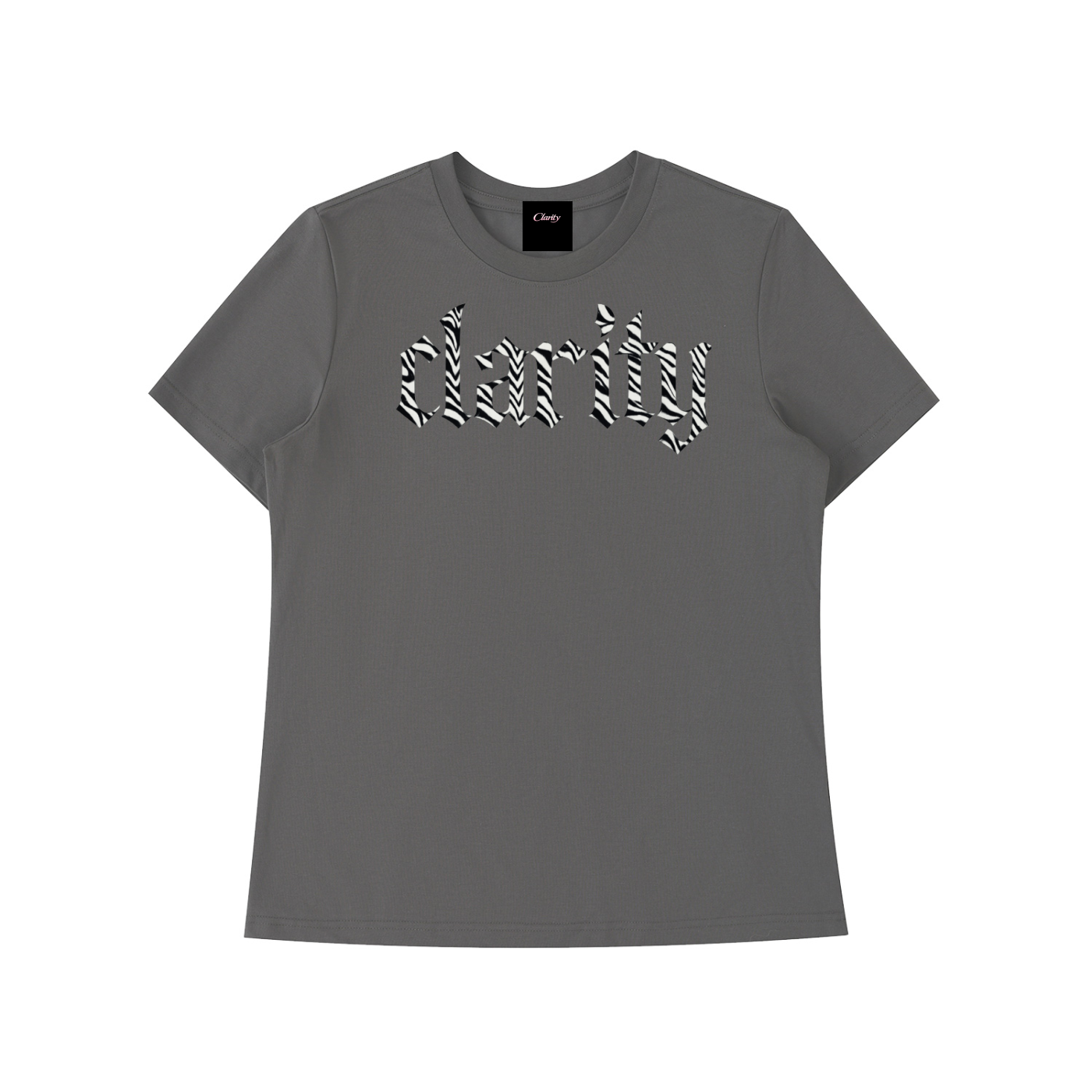 Womens Clarity Zebra Print NY T-Shirt