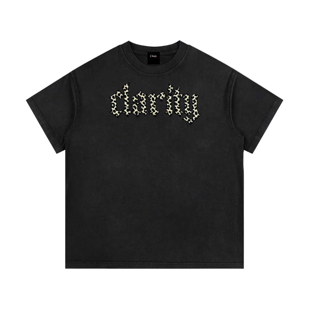 Mens Clarity cheetah print NY T-shirt