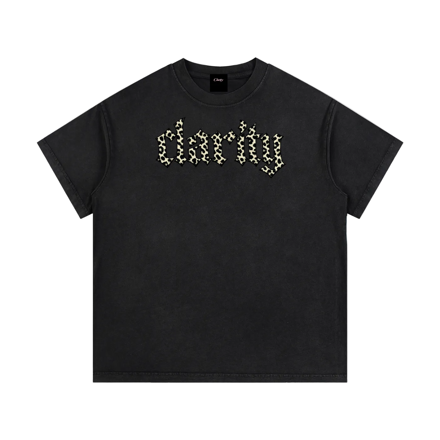 Mens Clarity cheetah print NY T-shirt