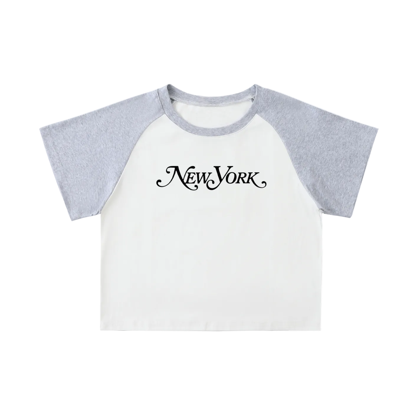 Womens Clarity  Raglan Sleeve Crop Top