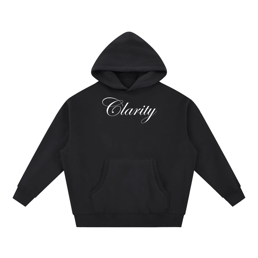 Clarity star Oversized Boxy Fit Fleece Hoodie