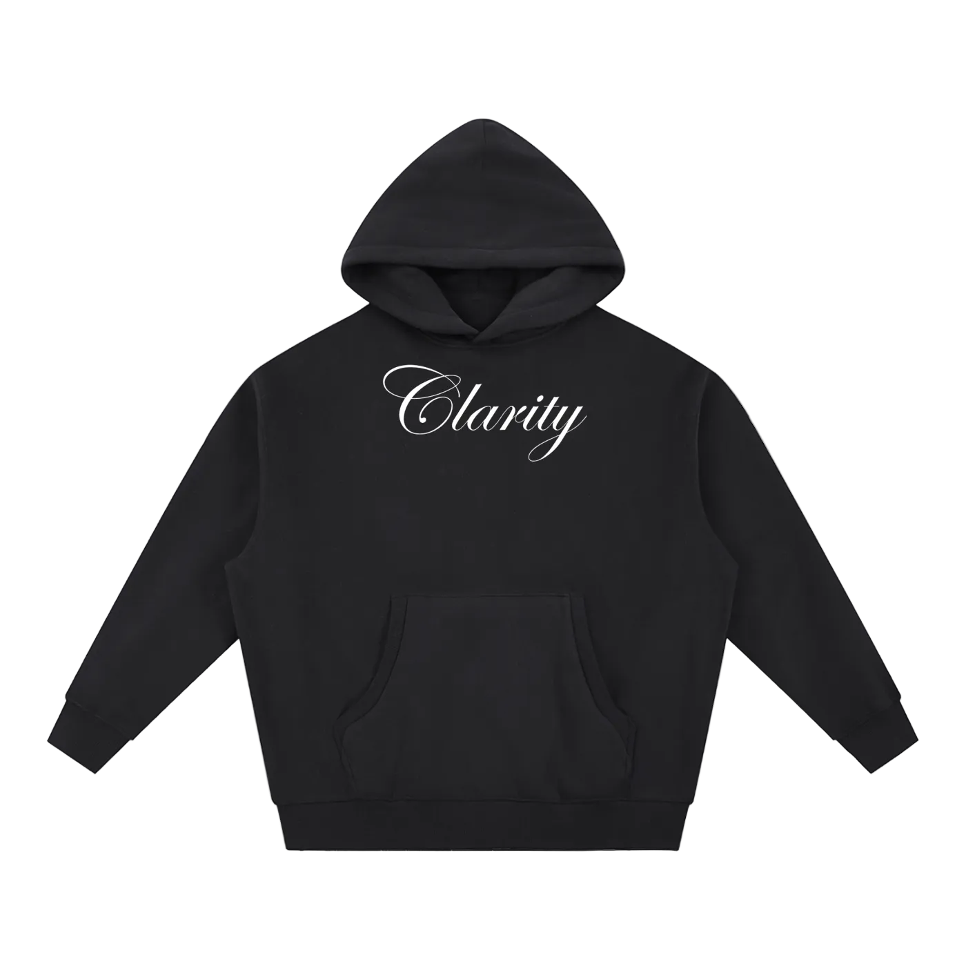 Clarity star Oversized Boxy Fit Fleece Hoodie