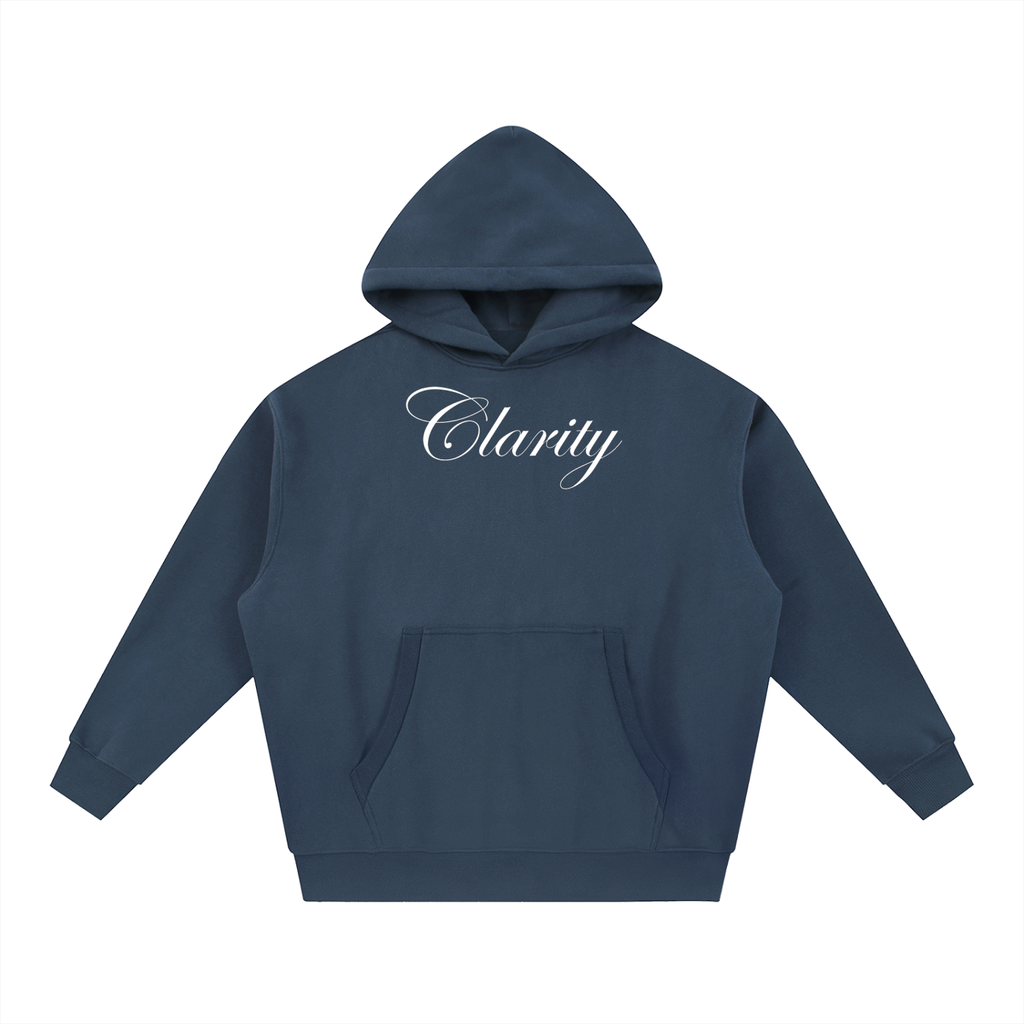 Clarity star Oversized Boxy Fit Fleece Hoodie