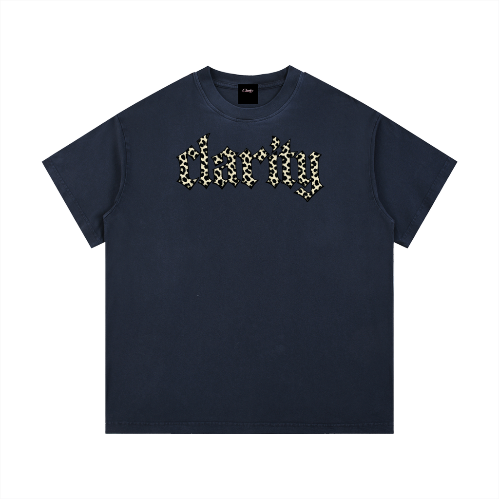 Mens Clarity cheetah print NY T-shirt
