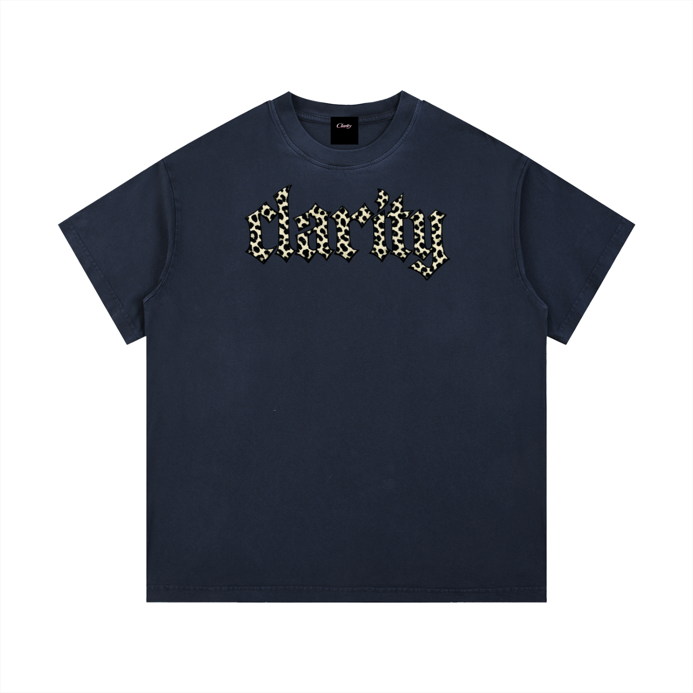 Mens Clarity cheetah print NY T-shirt