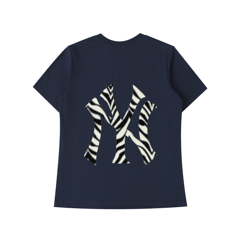 Womens Clarity Zebra Print NY T-Shirt