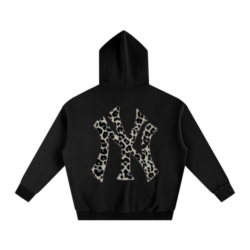 Clarity Cheetah print NY hoodie