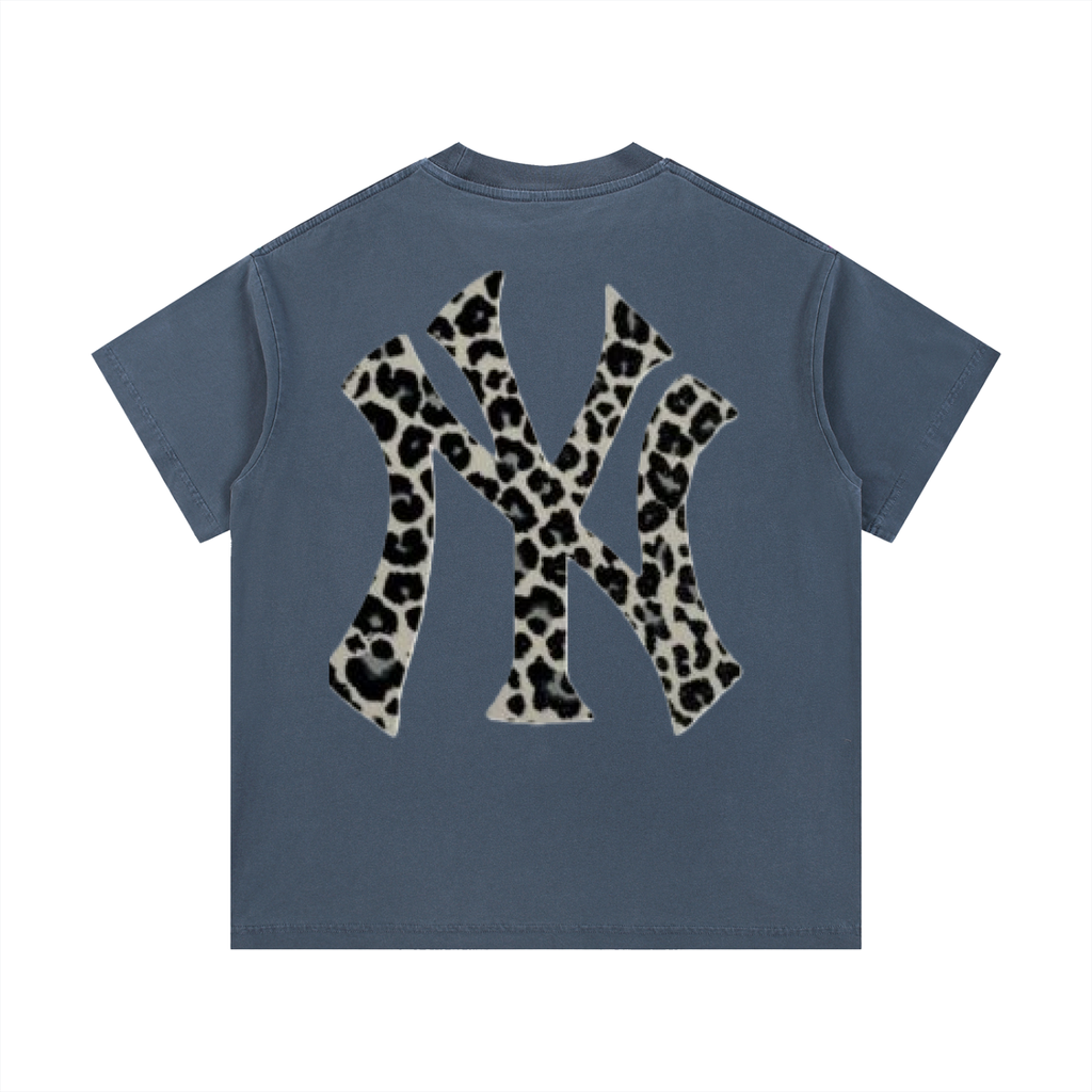 Mens Clarity cheetah print NY T-shirt